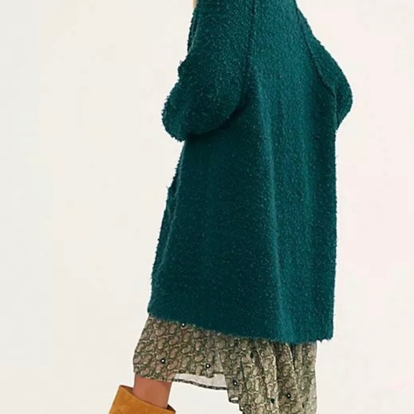 NWT Free People Open Front Wool Blend Cardigan - Picture 2 of 8